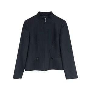 Vintage Pendleton 100% Virgin Wool Jacket/Blazer Women’s 6 US Dark Grey Zip